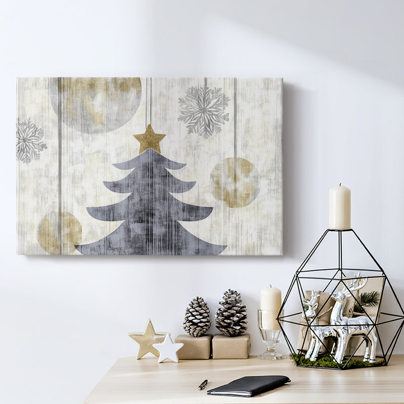 Christmas Holiday Arts - Toile tendue avec châssis, H 8 po x l 12 po