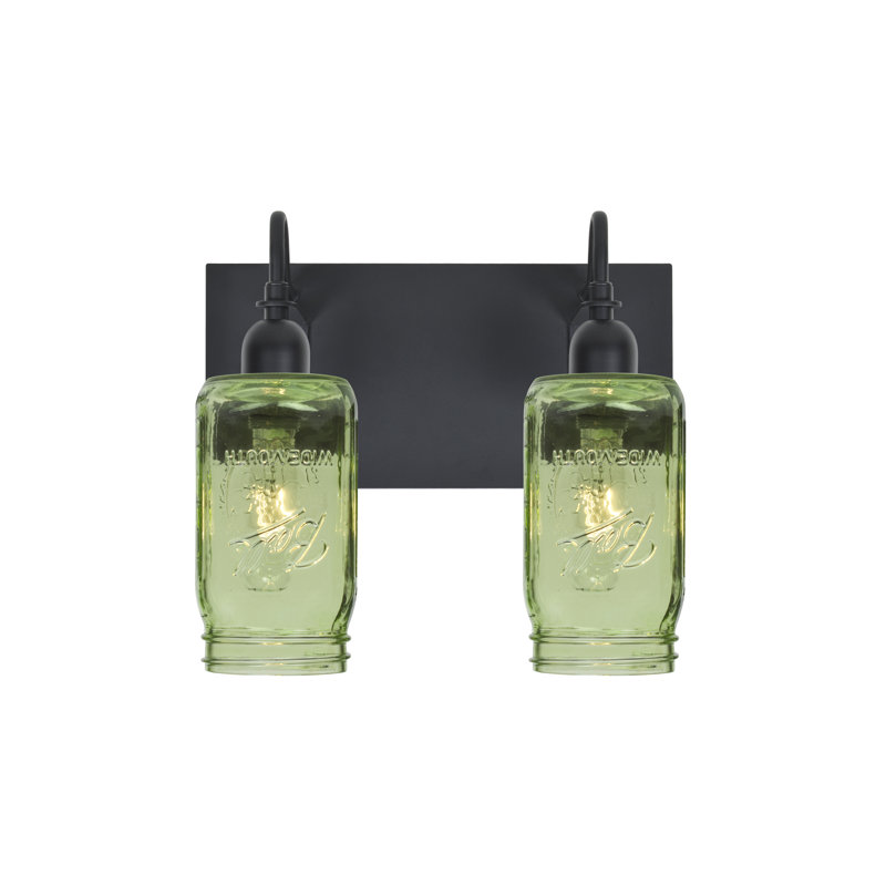 Éclairage pour salle de bain 2 lumières Anerinda, Vert