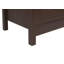 Commode 4 tiroirs et commode 4 tiroirs, noyer foncé 31,5 po, système de verrouillage de sécurité - chambre à coucher, chambre d'amis et appartement-635738398