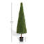 Décorations pour le salon intérieur arbre extérieur buis artificiel topiaire arbre en pot 1Pcs / ensemble