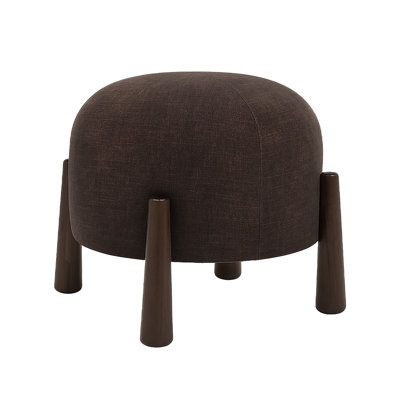 Mayfair Large Stackable Ottoman - Bark Brown