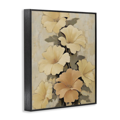 Muted Vintage Daffodils Framed Giclee, design by Franklyn Gregory