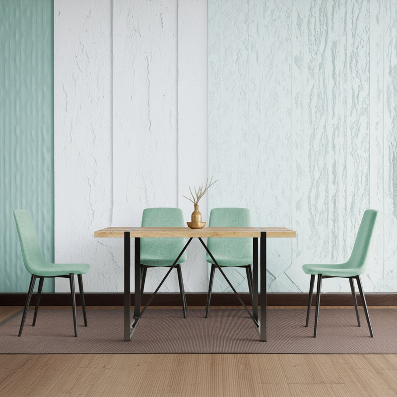 Ensemble de table de salle à manger 55 po Mid-Century