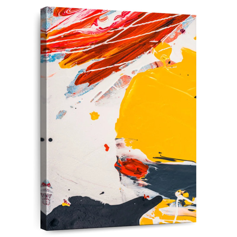 Avery Abstract Splatter Expression, 12" H x 8" W