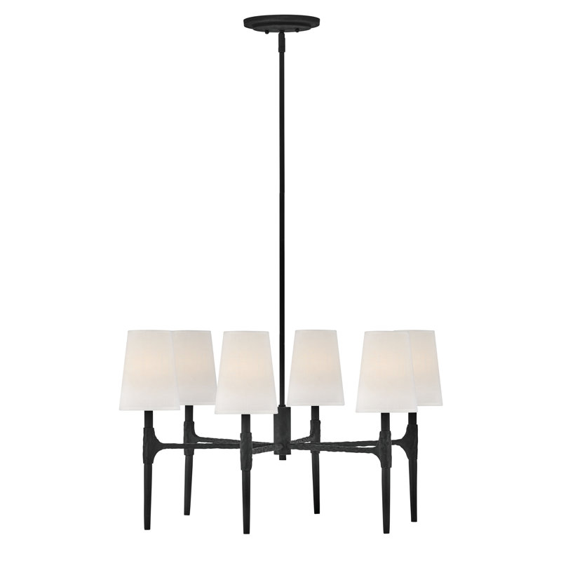 Beaumont 6-Light Shaded Classic / Traditional Chandelier