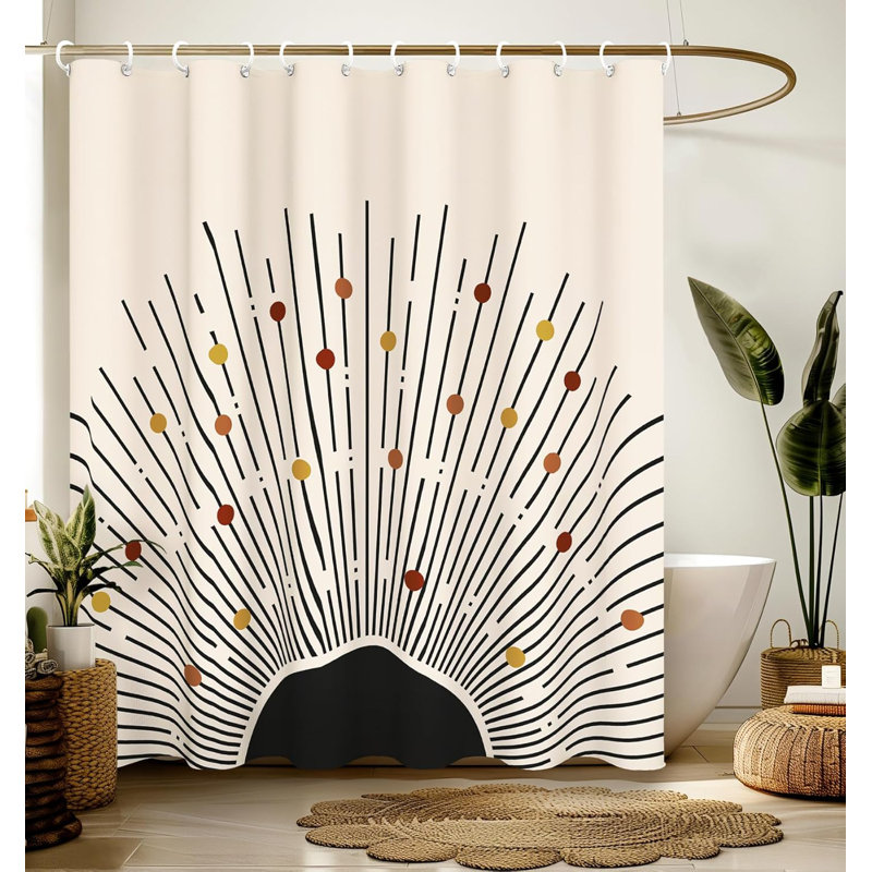 Rideau de douche Boho