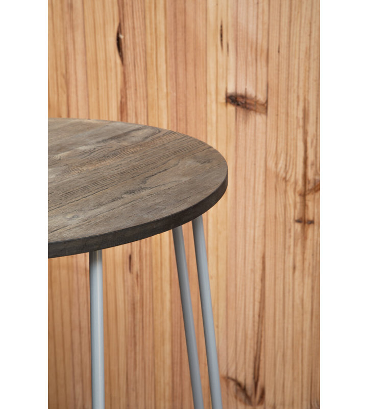 Counter Stool with Metal Frame