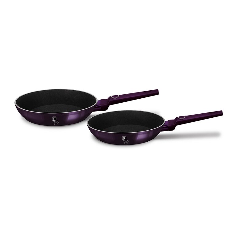 10-Piece Kitchen Cookware Set Purple Eclipse Collection - Berlinger Haus US