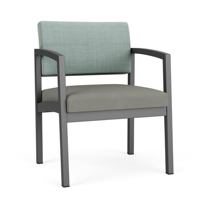 Chaise d'invité en acier Lenox