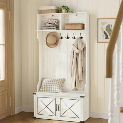 Thirza Hall Tree 39.4'' Wide with Shoe Storage