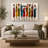 Colorful African Masai People Stretched Canvas Wall Art, Ready to Hang-219500747