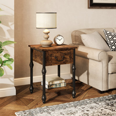 46 cm W Bedside Table