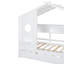Lit en bois avec lit gigogne pour enfants avec rangement