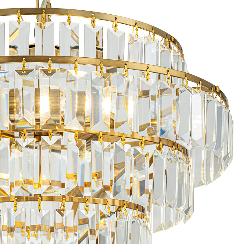 Lustre en cristal 3 lumières Aschim