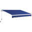 Auvent de patio 13 pi x 8 pi. Et eau -, manivelle manuelle, cadre en aluminium, bleu foncé pour le balcon, lecture de 8 pieds - bleu. Eau. Manivelle de fonctionnement. Cadre. Compatibilité multi-surfaces. Réduit la chaleur. Pour