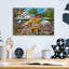 Art mural en verre B and B Birds 1-4 'par Bigelow-2126335122