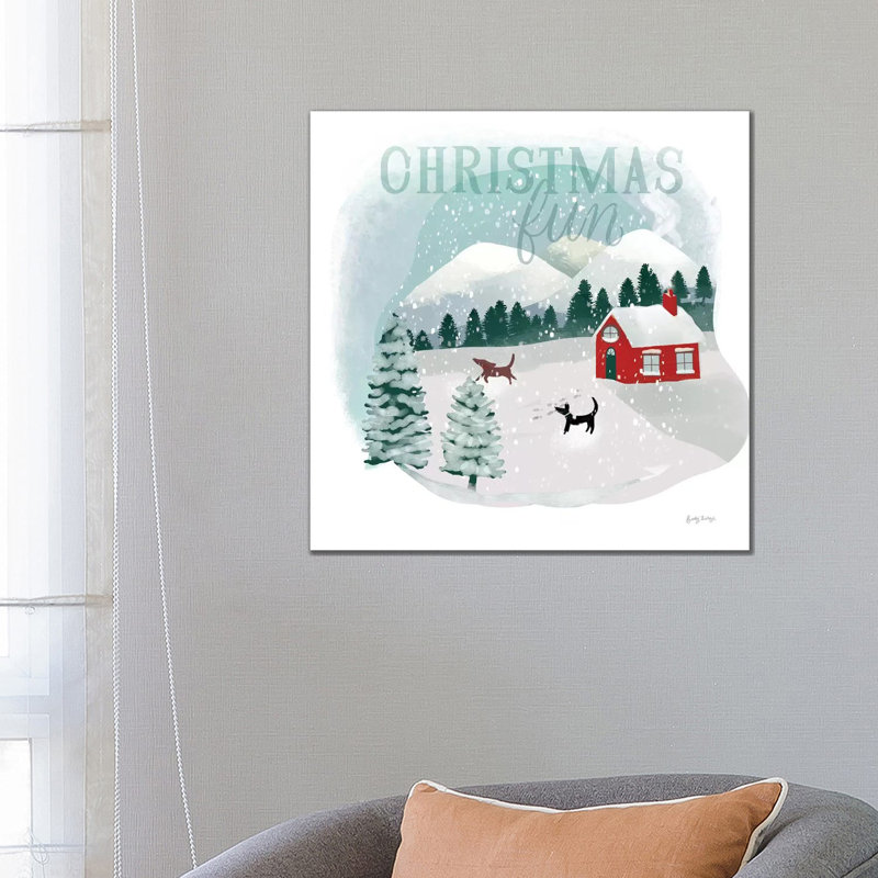 Winter Wonderland III by Becky Thorns - Wrapped Canvas Print, 66.04 cm H x 66.04 cm W x 1.91 cm D