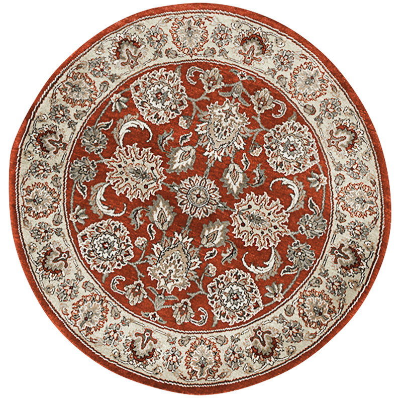 Red Red Coloured Rug Bokara Rug Co., Inc. Hand-Knotted Red And Gold Area Rug | Wayfair