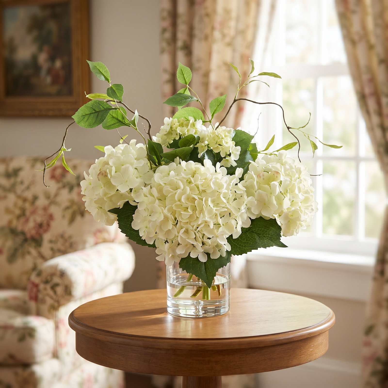 Izora Hydrangea Floral Arrangement