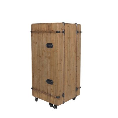 Lico Solid Wood Bar Cabinet