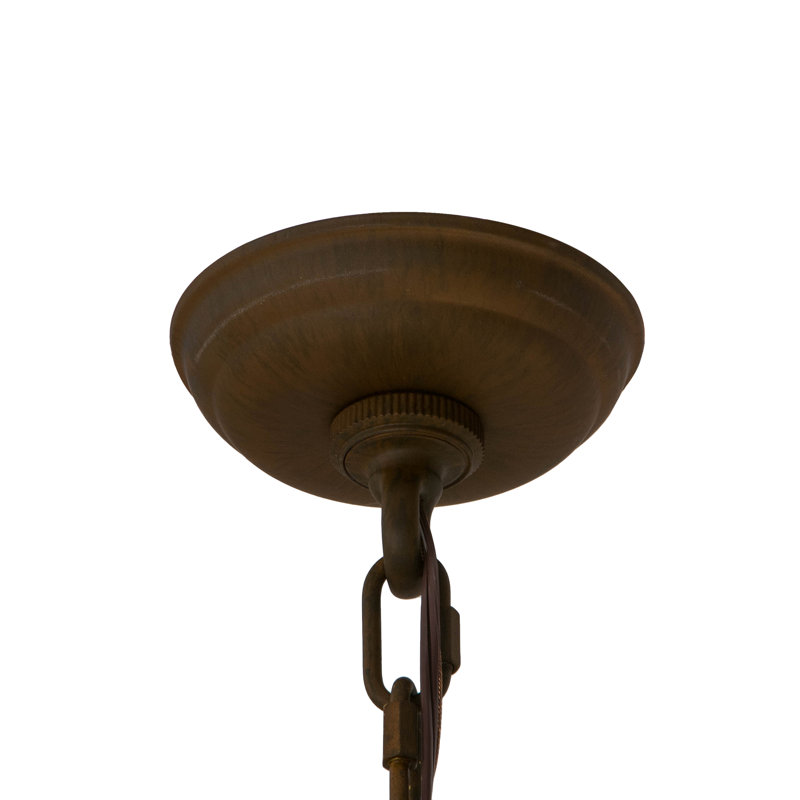 Rio 5 - Light Pendant, Autumn Leaf, Black Faille