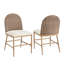 Ensemble de 2 chaises de salle à manger Farmhouse