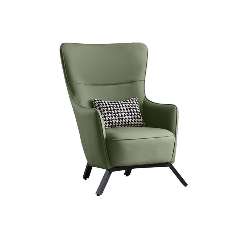Fauteuil inclinable ergonomique avec cadre en acier au carbone, Vert foncé