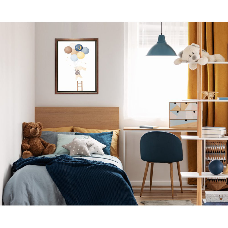 Bunny Ballons, art mural sur toile