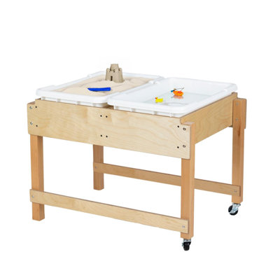Double table de sable et d'eau