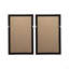 Décoration murale S / 2 Shadow Box, 19,5 x 1 x 31,5 po