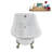 58" Streamlin Clawfoot Tub,Tray,Drain, Clawfeet-101628927-102219866