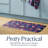 DRAPER JAMES Fruit Cherry Blossom Bistro Bevel Edge Comfort Kitchen Mat, Navy/Red, 20"x39"-123687342-123687343