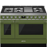 SMEG Portofino 48" 5.9 cu ft. Freestanding Dual Fuel Range
