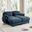 Ensemble de canapés modulaires Cloud Feel avec pouf amovible et coussins lombaires-481145032-481145037