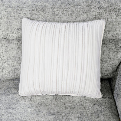 Emiliano Nickel Sectional With 3 Pillows