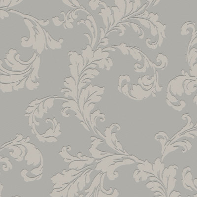 Emporium 10m x 53cm 3D Embossed Matte Wallpaper Roll