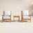 Brunswick Teak 2 - Person Patio Conversation Set with Cushions-63421843
