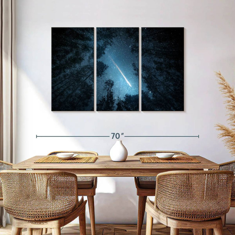 Oberle Comet Over Trees, 36" H x 57" W