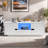 Modern High Glossy Rectangle Coffee Table With 2 Cabinets, One Drawer, 16 Colour Led Lights And A Open Shelf-1713154640