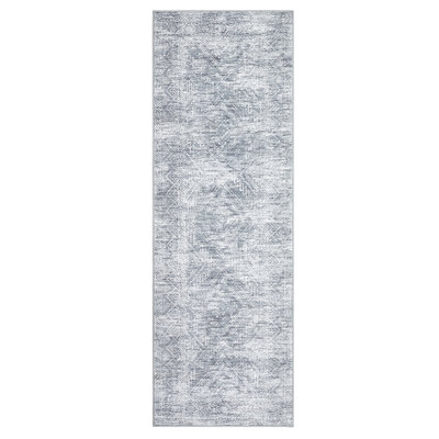 Washable Rugs for Living Room Vintage Area Rug for Bedroom Non Slip Geometric Tribal Area Rug Non Shedding Stain Resistant Carpet for Dining Room