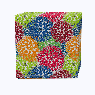 Cotton Floral Square Napkin