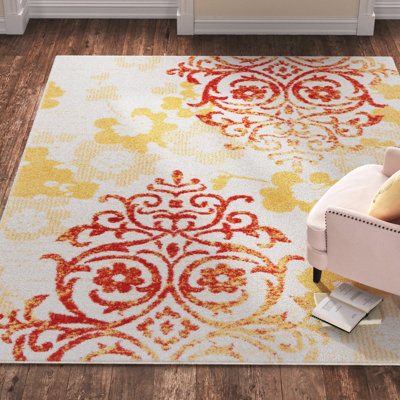 Akshayen Performance Floral Rug