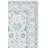 Lethe Oriental Handmade Tufted Wool Blue/Ivory Area Rug-141482452