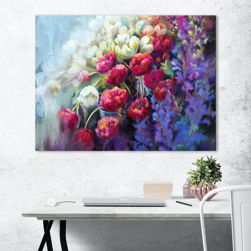 Floral Canvas: The Fabulous Florist (detail) by Nel Whatmore - No Frame Print on Canvas, 60cm H x 80cm W x 4cm D