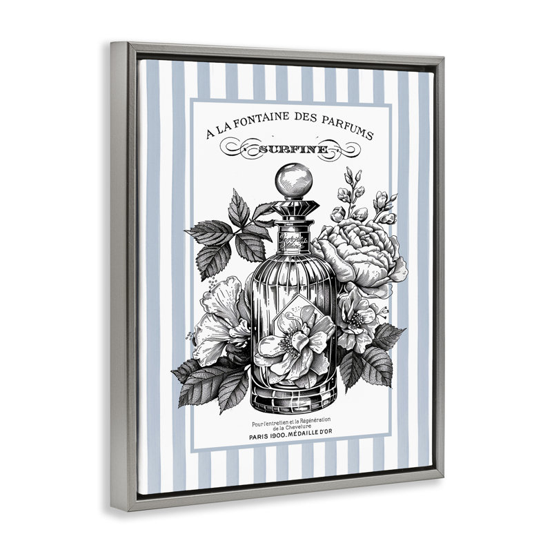 Cadre flottant French French, Cadre flottant gris lustré, H 21 po x l 17 po