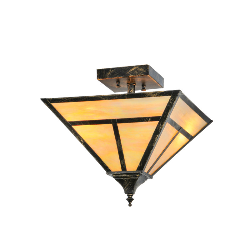 2 - Light Semi Flush Mount