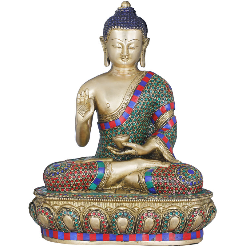 Bouddha prêchant son dharma - Bouddhiste tibétain