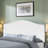Spiro Upholstered White Leather Look Queen Size Headboard, 50.23" H X 62.86" W X 2.88" D