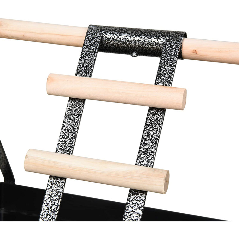 Galle 27cm Metal Bird Play Stand for Table Top