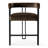 Modern 24" Upholstered Velvet Arm Counter Stool-1665897496